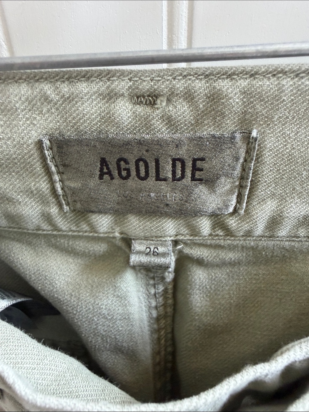(139)Agolde Olive Utility Cargo Pants - Picture 2 of 7